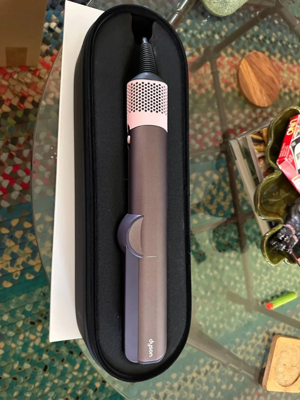 Dyson Airstrait Wet-to-Dry Straightener Jasper Plum HT01 Complete Box EUC